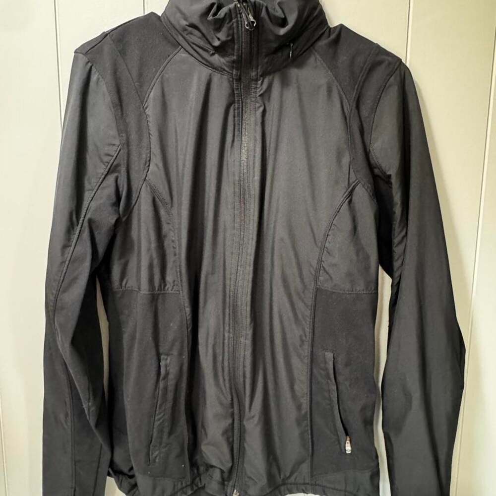 Kirkland signature black windbreaker jacket